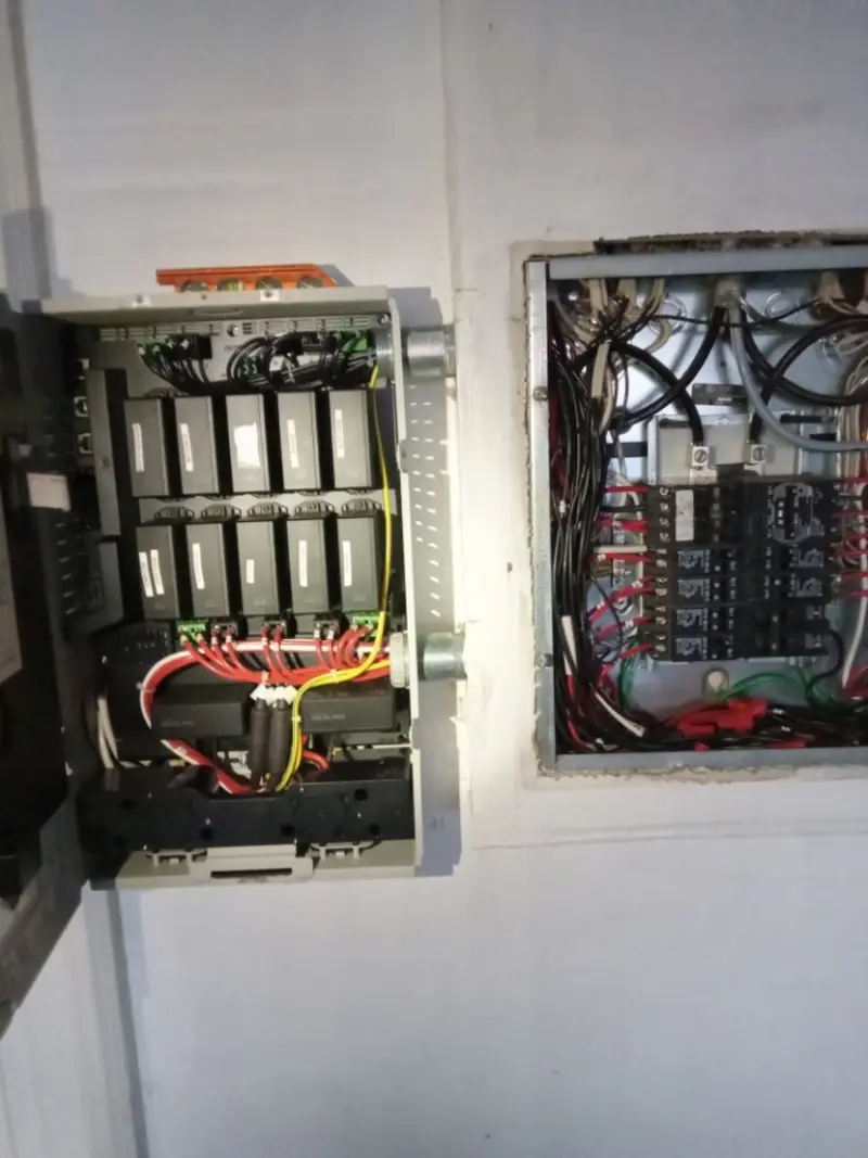 Electrical panel upgrade completed for Commercial Electrician Services in Bellevue